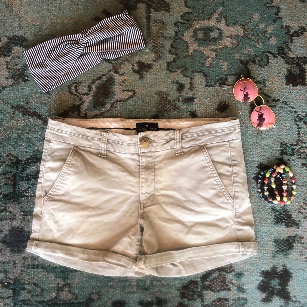 AE American Eagle Midi Shorts